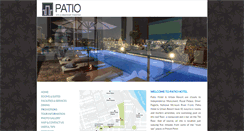 Desktop Screenshot of patio-hotel.com
